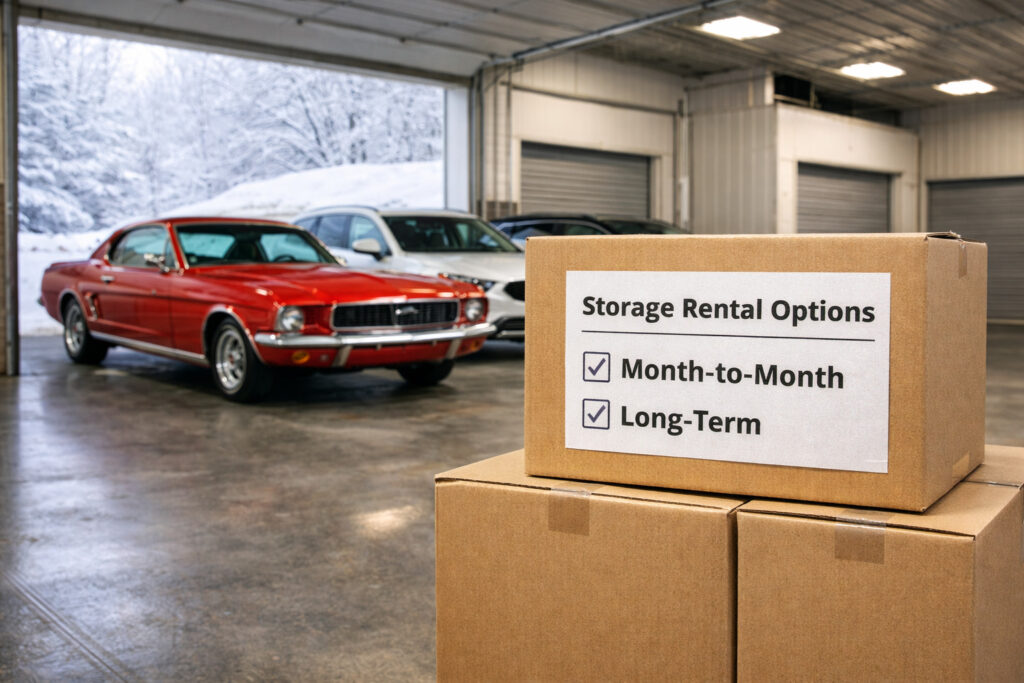 Secure indoor car storage facility in Bellevue WI 