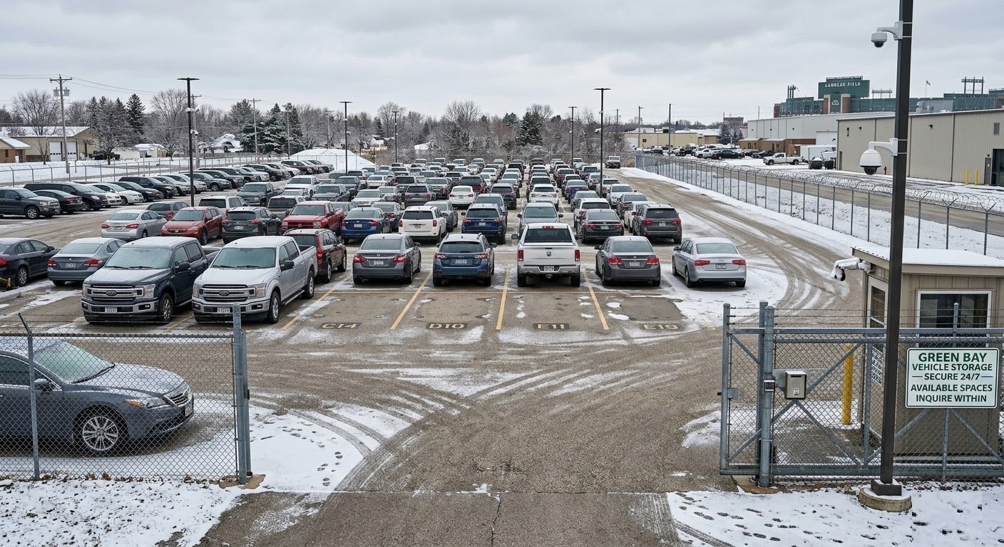 Vehicle storage availability in Green Bay Wisconsin